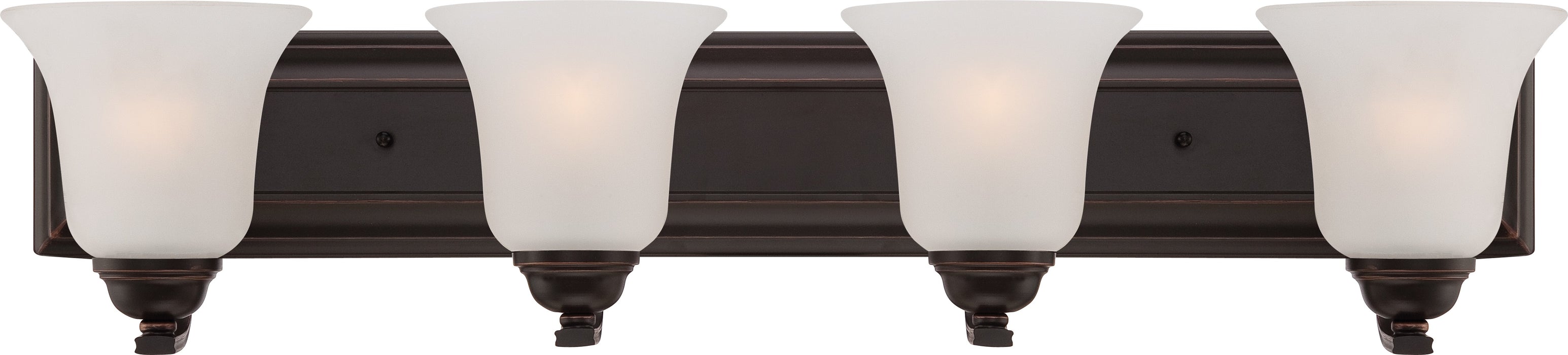 Nuvo Lighting - 60-5694 - Four Light Vanity - Elizabeth - Sudbury Bronze
