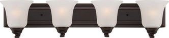 Nuvo Lighting - 60-5694 - Four Light Vanity - Elizabeth - Sudbury Bronze