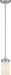 Nuvo Lighting - 60-615 - One Light Mini Pendant - Polaris - Brushed Nickel