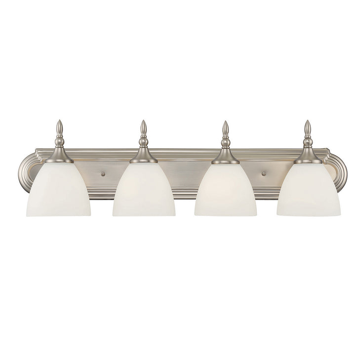 Savoy House - 8-1007-4-SN - Four Light Bath Bar - Herndon - Satin Nickel