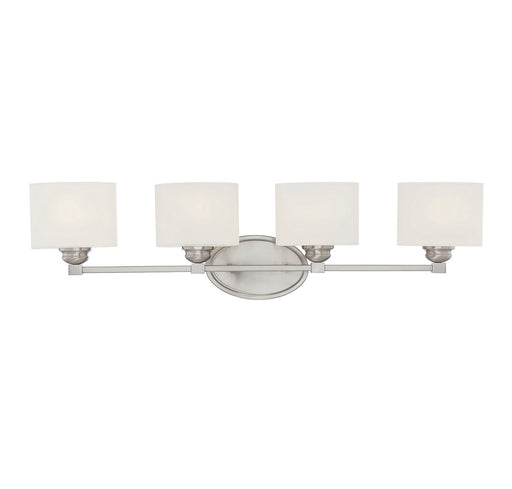 Savoy House - 8-890-4-SN - Four Light Bath Bar - Kane - Satin Nickel