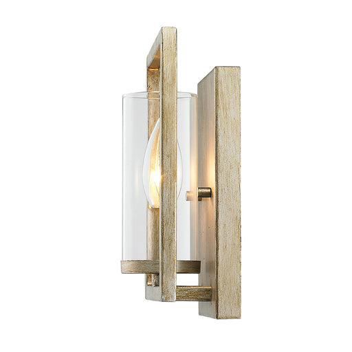 Golden - 6068-1W WG - One Light Wall Sconce - Marco WG - White Gold