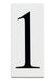 Kichler - 4301 - Number 1 Panel - Accessory - White Material (Not Painted)