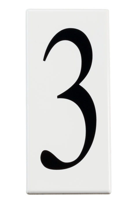 Kichler - 4303 - Number 3 Panel - Accessory - White Material (Not Painted)