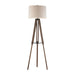 ELK Home - D2817 - One Light Floor Lamp - Wooden Brace - Walnut