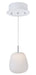 ET2 - E21121-11WT - LED Pendant - Puffs - White