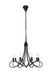 Elegant Lighting - 1452D28DB - Eight Light Pendant - Lyndon - Dark Bronze