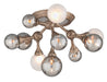 Corbett Lighting - 206-311-SGL - Ten Light Semi Flush Mount - Element - Vienna Bronze