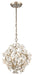 Corbett Lighting - 211-44-SGL - Four Light Chandelier - Lily - Enchanted Silver Leaf