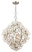 Corbett Lighting - 211-46 - Six Light Chandelier - Lily - Enchanted Silver Leaf