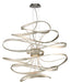 Corbett Lighting - 213-43-SL/SS - LED Chandelier - Calligraphy - Silver Leaf Polished Stainless