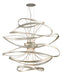 Corbett Lighting - 213-44-SL/SS - LED Chandelier - Calligraphy - Silver Leaf