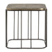 Arteriors - 2118 - Side Table - Tatum - Antique Silver/Natural Iron