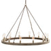 Arteriors - 84174 - 12 Light Chandelier - Geoffrey - Gray