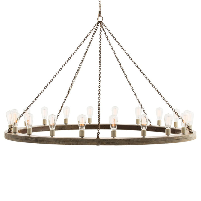 Arteriors - 84175 - 20 Light Chandelier - Geoffrey - Gray