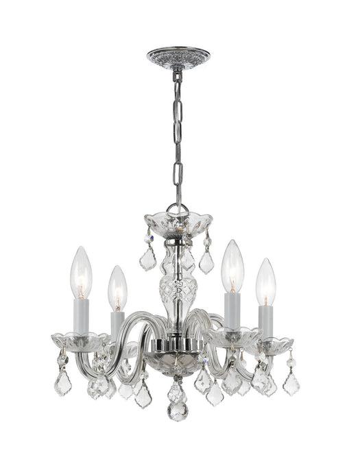 Crystorama - 1064-CH-CL-I - Four Light Mini Chandelier - Traditional Crystal - Polished Chrome