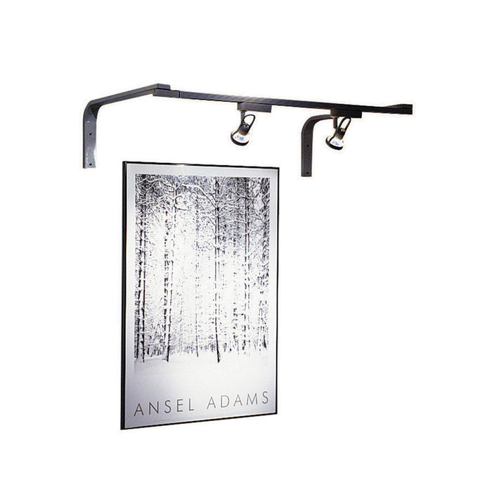 W.A.C. Lighting - TBKT-BK - Wall Mount Suspension Bracket - 120V Track - Black