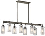 Kichler - 43457OZ - Eight Light Linear Chandelier - Braelyn - Olde Bronze