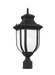 Generation Lighting. - 8236301-12 - One Light Outdoor Post Lantern - Childress - Black