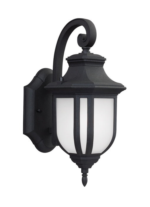 Generation Lighting. - 8536301-12 - One Light Outdoor Wall Lantern - Childress - Black