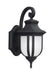 Generation Lighting. - 8536301-12 - One Light Outdoor Wall Lantern - Childress - Black