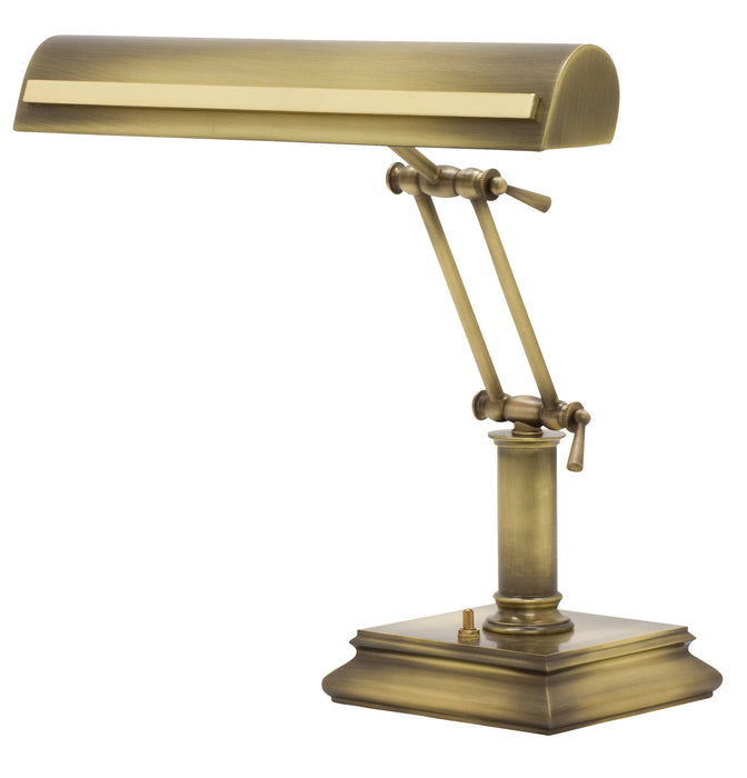 House of Troy - PS14-201-AB/PB - Two Light Piano/Desk Lamp - Piano/Desk - Antique Brass With Polished Brass Accents