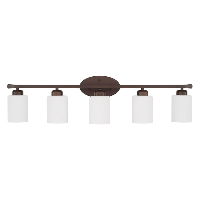 Capital Lighting - 115251BZ-338 - Five light Vanity - Dixon - Bronze