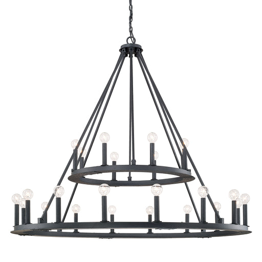 Capital Lighting - 4910BI - 24 Light Chandelier - Pearson - Black Iron