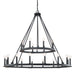 Capital Lighting - 4910BI - 24 Light Chandelier - Pearson - Black Iron