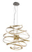 Corbett Lighting - 216-42-GL/SS - LED Chandelier - Calligraphy - Gold Leaf W Polished Stainless