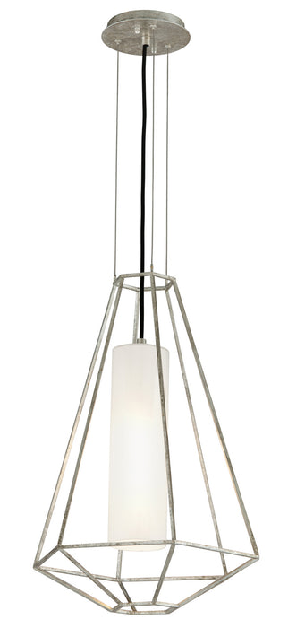 Troy Lighting - F5253 - One Light Pendant - Silhouette - Silver Leaf