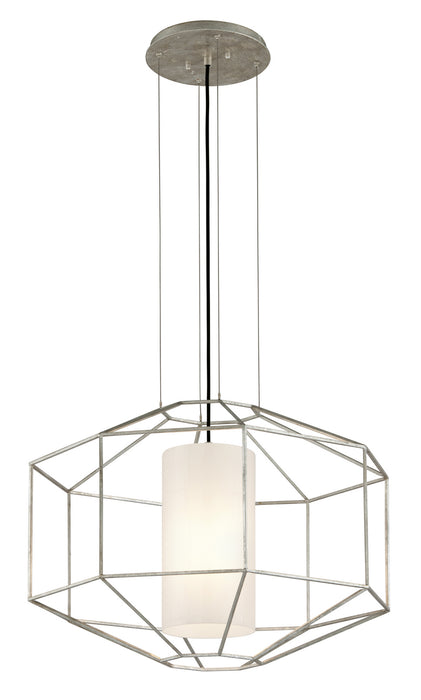 Troy Lighting - F5256 - One Light Pendant - Silhouette - Silver Leaf