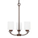 Capital Lighting - 415231BZ-338 - Three Light Chandelier - Dixon - Bronze