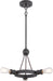 Nuvo Lighting - 60-5723 - Three Light Semi Flush Mount - Paxton - Aged Bronze