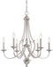 Minka-Lavery - 3336-84 - Six Light Chandelier - Savannah Row - Brushed Nickel