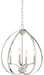 Minka-Lavery - 4984-613 - Four Light Pendant - Tilbury - Polished Nickel