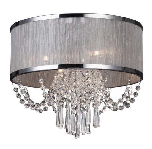 Artcraft - AC10383 - Four Light Flush Mount - Valenzia - Chrome