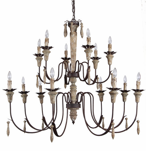 Terracotta Designs - CHAN8135-8+6 - 14 Light Chandelier - Cassandra