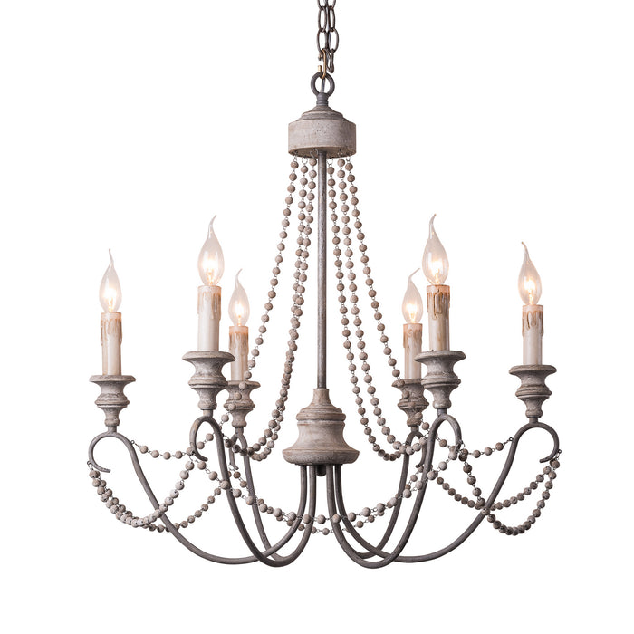 Terracotta Designs - H6101-6 - Six Light Chandelier - Agiola - Grey