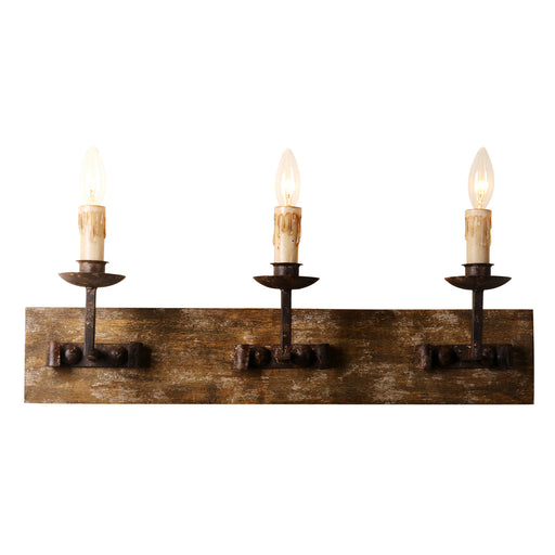 Terracotta Designs - W5121-3 - Three Light Wall Sconce - Glorenza - Reclaimed Wood