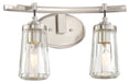 Minka-Lavery - 2302-84 - Two Light Bath - Poleis - Brushed Nickel