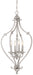 Minka-Lavery - 3333-84 - Four Light Chandelier - Savannah Row - Brushed Nickel