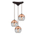 ELK Home - 10490/3 - Three Light Pendant - Revelo - Oil Rubbed Bronze