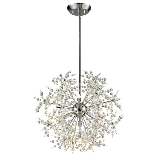 ELK Home - 11893/7 - Seven Light Chandelier - Snowburst - Polished Chrome