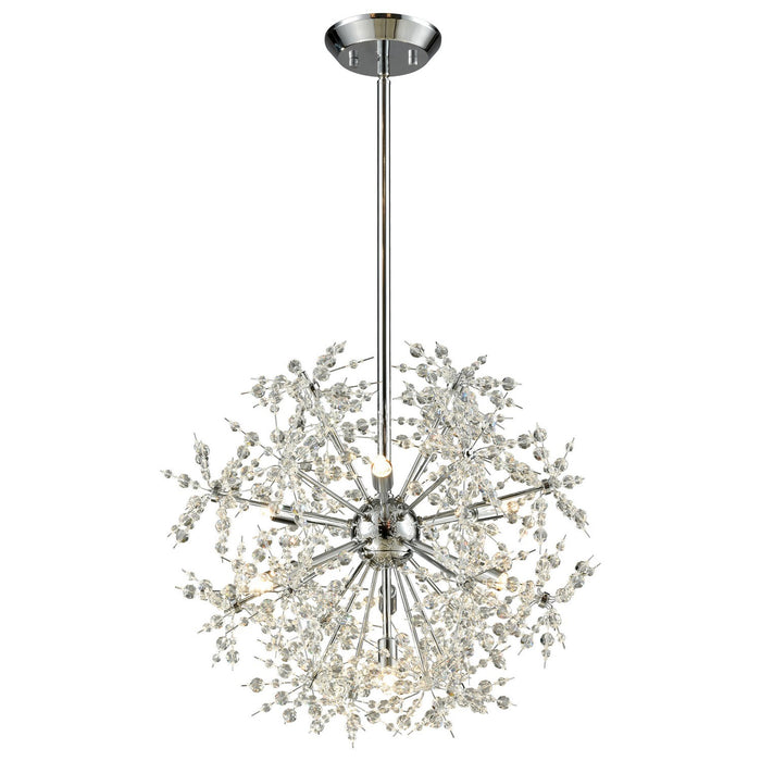 ELK Home - 11893/7 - Seven Light Chandelier - Snowburst - Polished Chrome