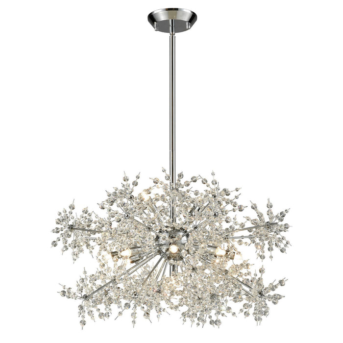 ELK Home - 11894/11 - 11 Light Chandelier - Snowburst - Polished Chrome