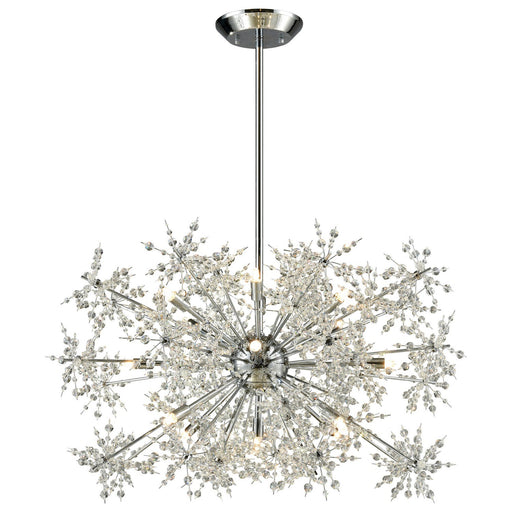 ELK Home - 11895/15 - 15 Light Chandelier - Snowburst - Polished Chrome