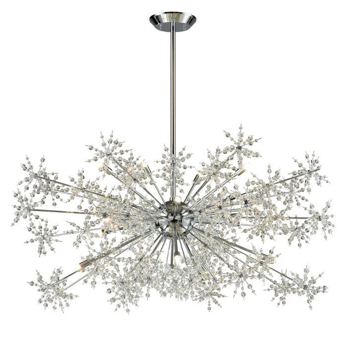 ELK Home - 11896/20 - 20 Light Chandelier - Snowburst - Polished Chrome