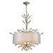 ELK Home - 16282/4 - Four Light Chandelier - Asbury - Aged Silver