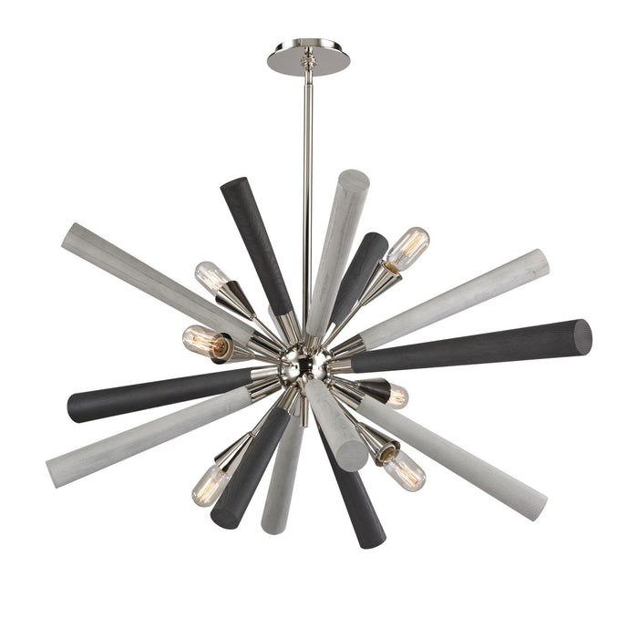 ELK Home - 32232/6 - Six Light Chandelier - Solara - Polished Nickel